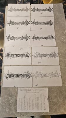 mymetaloftheday logos by Christophe Szpajdel, aka "The Lord of the Logos"