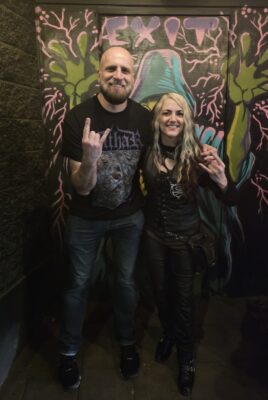 David (mymetaloftheday) with Sam (Nocteris) at The High Water Mark in Portland, Oregon, April 3, 2026
