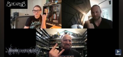 Interview with Lucas McArthur & Sarah Dee of symphonic metal band Solarus, May 23, 2026 David (mymetaloftheday) with Lucas McArthur & Sarah Dee of Solarus - Interview